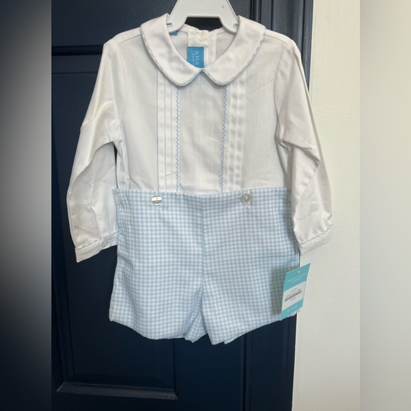 Anavini BUTTON ON SHORTS SET - Picture 3 of 5